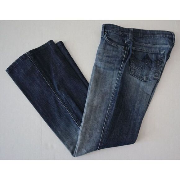 7 for All Mankind Women's Sz 29 Blue "A Pocket" Bootcut Denim Jeans $189 - Picture 8 of 8